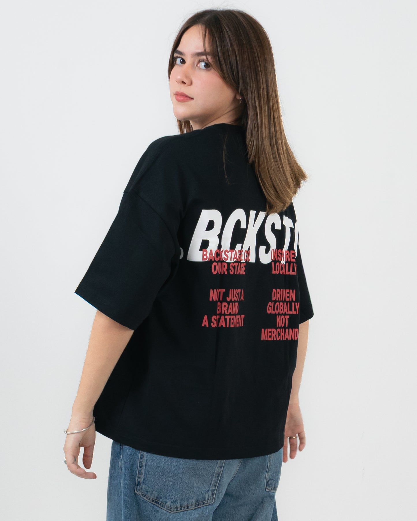 Risk-Takers Black Boxy T-Shirt