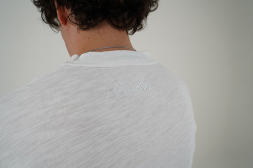 Backstage Signature White Tee