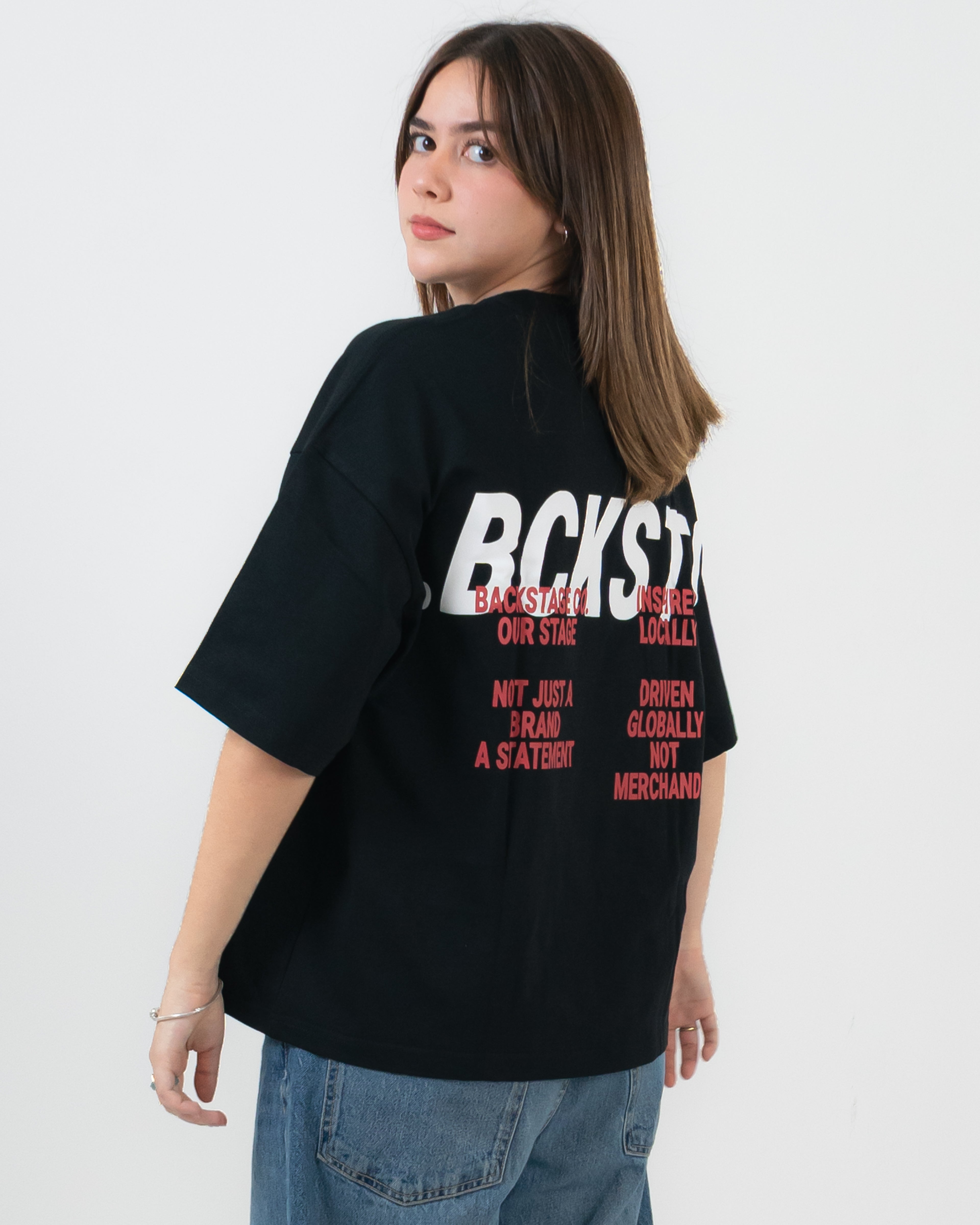 Risk-Takers Black Boxy T-Shirt