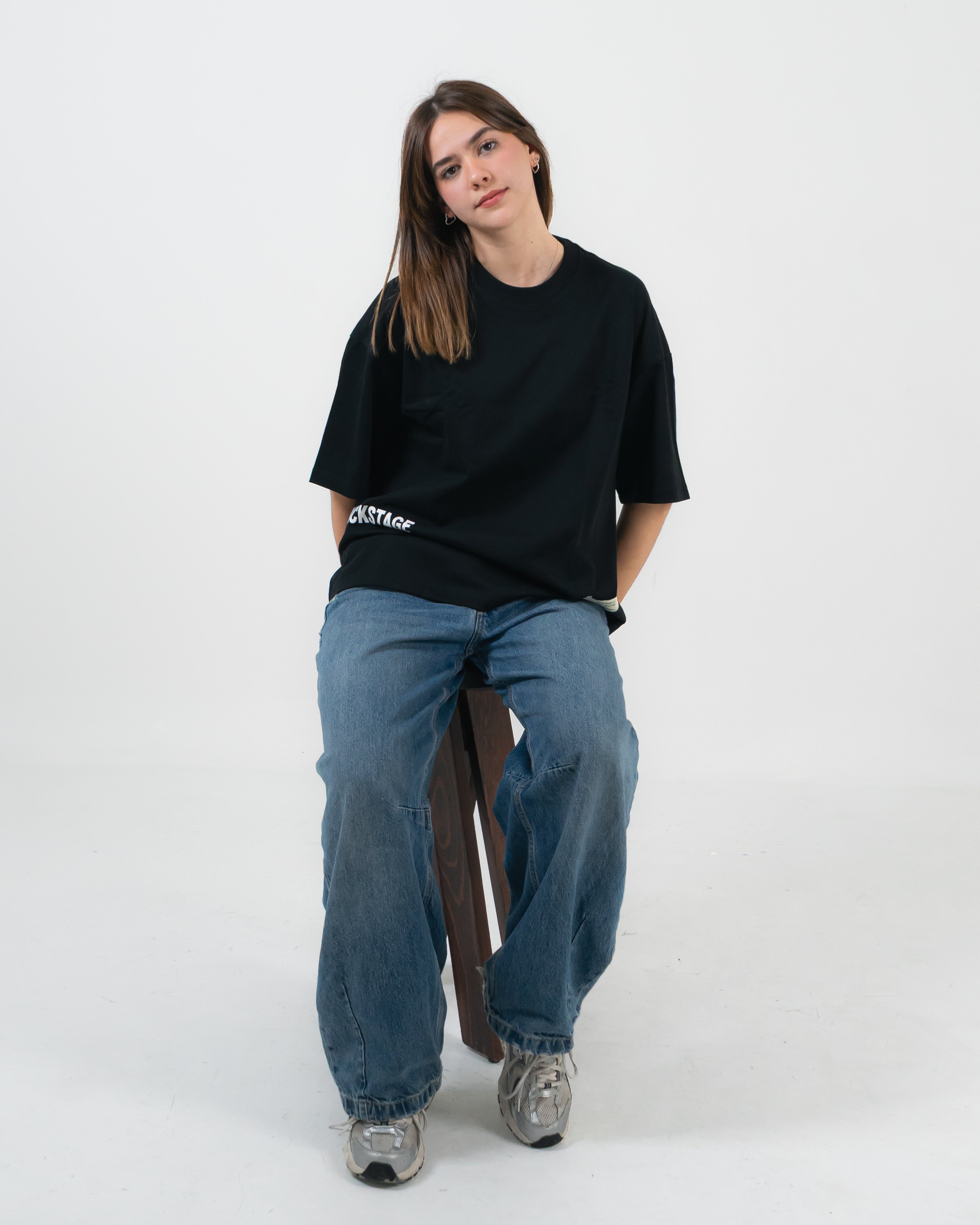 Risk-Takers Black Boxy T-Shirt