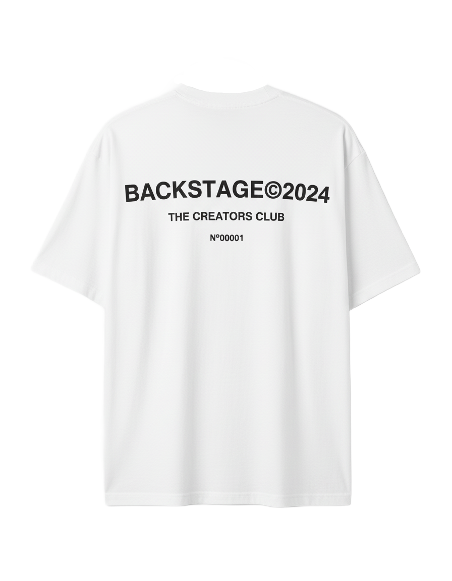 First Drop White T-Shirt