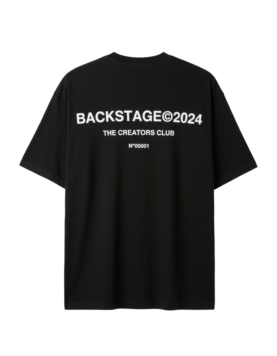 First Drop Black T-Shirt