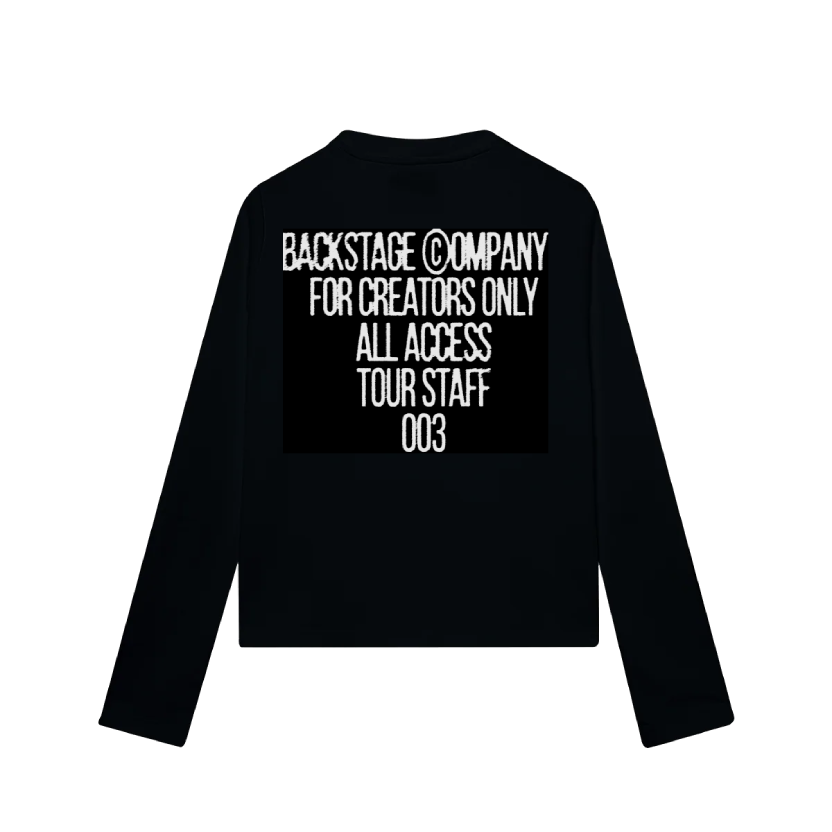 The Tour Long Sleeve Black T-Shirt